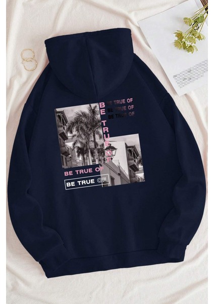 Uygun Tarz Be True Of Baskılı Sweatshirt