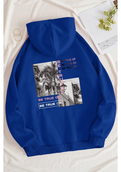Uygun Tarz Be True Of Baskılı Sweatshirt