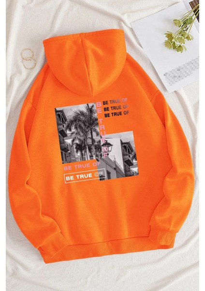Uygun Tarz Be True Of Baskılı Sweatshirt