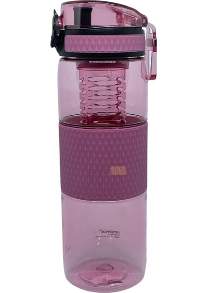 5061 Vitalis Tritan Matara Gri 700 ml Plum Red