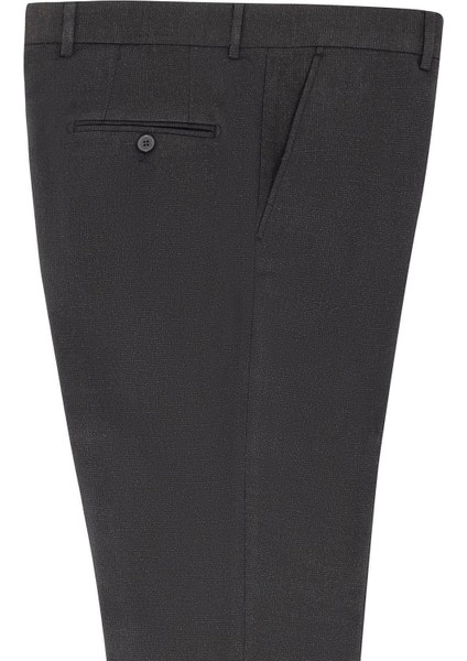 Regular Kalıp Desenli Pantolon