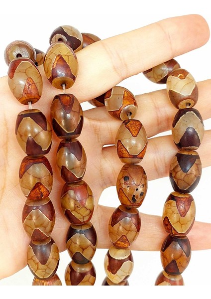 Kaplan Dişi Tibet Akik Taşı Şekilli Kesim 12X15MM/ADET (45790-1) fiyatları