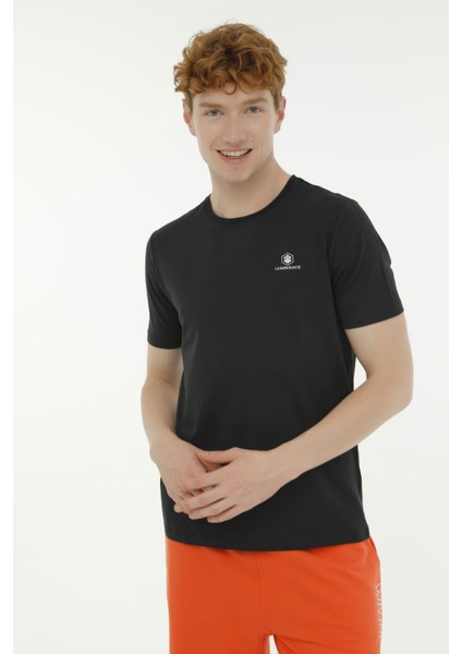 M-CT110 Bsc C Nk T-Sh 4fx Siyah Erkek Kısa Kol T-Shirt
