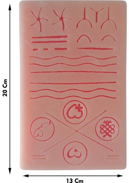 Doktor Dikiş Esnek Dikiş Eğitim Pedi 20X13 cm Dokusu fiyatları