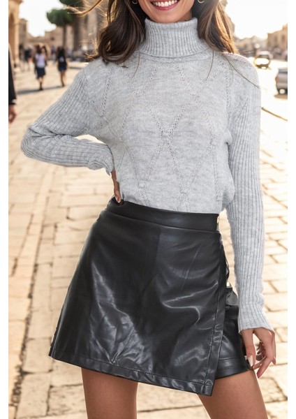 Boğazlı Kazak Gri fiyatları