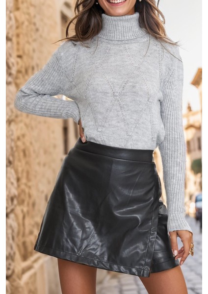 Boğazlı Kazak Gri fırsatları