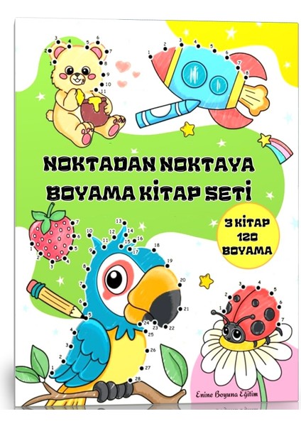 Noktadan Noktaya Boyama 3’lü Kitap Seti