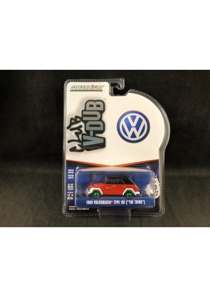 V-Dub 1969 Volkswagen Type 181 ("the Thinge") 1/64 Model Araba