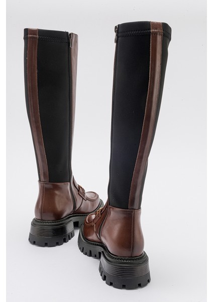 Chapel Taba Cilt Tokalı Streç Detaylı Kadın Çizme indirimleri
