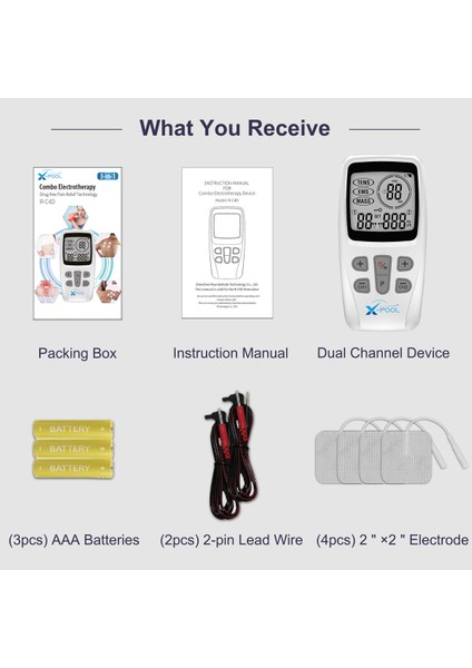 X-Pool Portatif R-C4D Tens+Ems+ Masaj Cihazı fiyatları