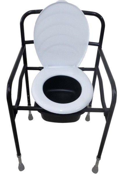 Katlanabilir Komot Seyyar Hasta Tuvaleti Klozet Yükseltici Taşınabilir Wc Tuvalet