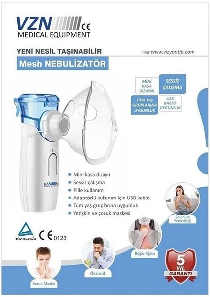 Vzn Mesh Nebulizatör modelleri