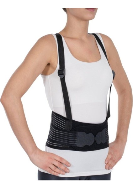 Çalışma Korse 16CM Plus (Askılı) Siyah L - Xl - Xxl