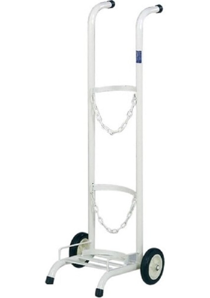 10 Litre Medikal Tüp Taşıma Arabası