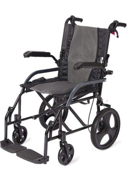 Refakatçi Tekerlekli Sanalye Engelli Tekerlekli Hasta Taşıma Transfer Sandalyesi W865