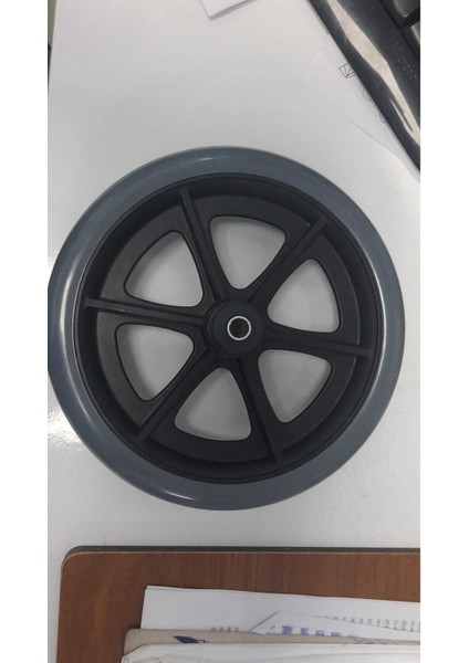 2 Adet Manuel Tekerlekli Sandalye Ön Tekeri Dolgu