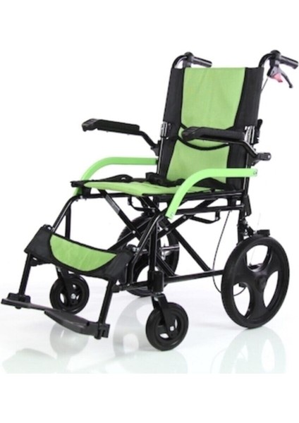 W865 Refakatçi Tekerlekli Sanalye Engelli Tekerlekli Hasta Taşıma Transfer Sandalyesi