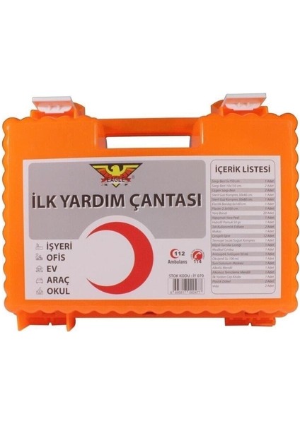 Ilk Yardım Çantası Ecza Dolabı Ilk Yardım ve Acil Müdahale Seti Duvar Tipi