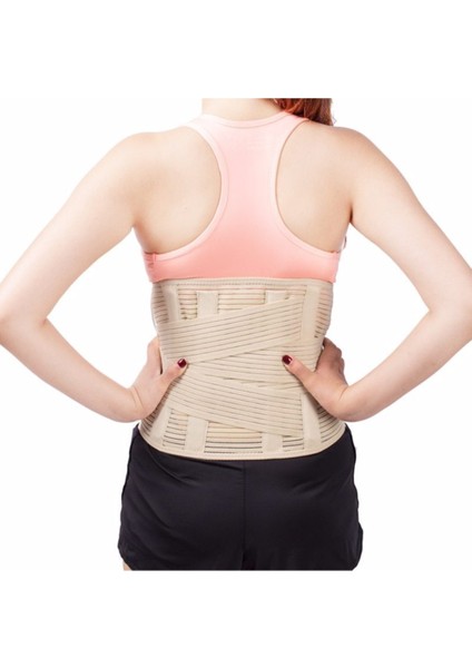 Lumbosakral Çelik Balenli Bel Fıtığı Ağrısı Korsesi Lumbosakral Bedensiz