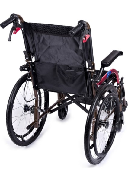 GK863LAJ-20 Jet Black Transfer Alüminyum Tekerlekli Sandalye modelleri