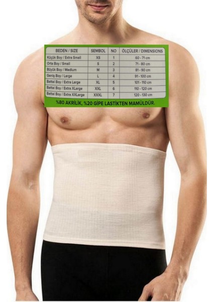 Unisex Tıbbi Bel Korsesi Klasik Ce