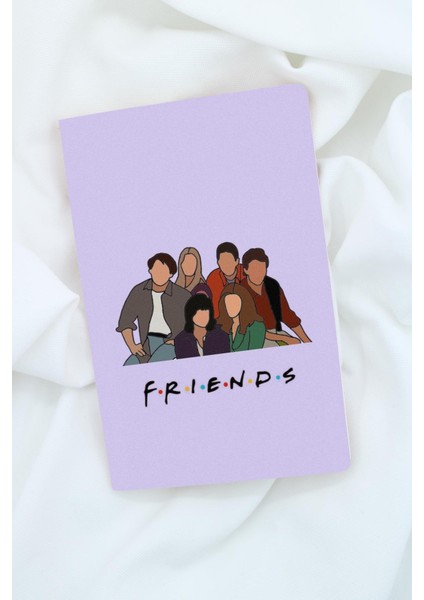 Friends Cute Tasarı ml ı A5 Çizgisiz Defter 60 Sayfa