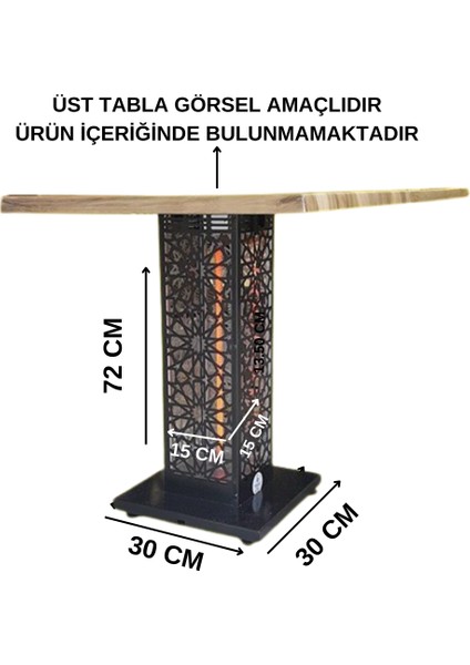 Masa Altı Isıtıcı Elektirikli Soba