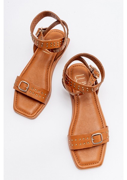 Carril Taba Deri Kadın Sandalet fiyatları