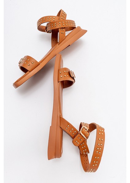 Carril Taba Deri Kadın Sandalet indirimleri