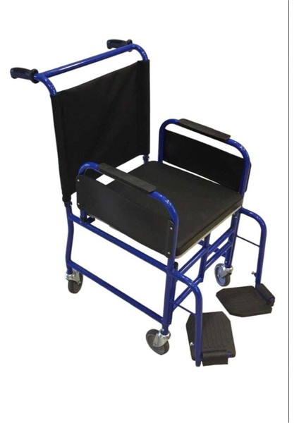 Siyah-Mavi Ev Tipi Tekerlekli Sandalye modelleri