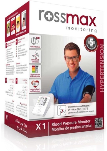 X1 Otomatik Dijital Ekranlı Üst Koldan Ölçüm Tansiyon Aleti