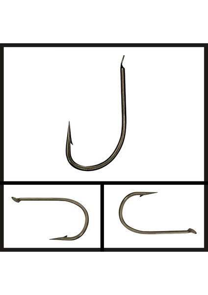 Uyguna-Yakala 10 Adet Fishack 505 Bronz Olta Iğnesi No: 5/0-GNE.020