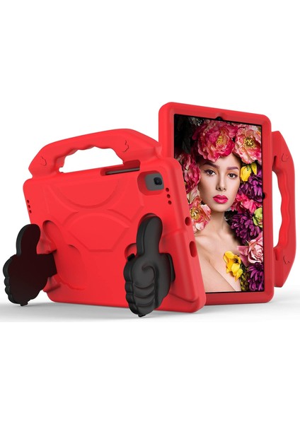Samsung Galaxy Tab A8 10.5 Inç Sm X200 Kılıf Karakterli Emoji Desenli Elde Tutmalı Silikon Tablet Kılıfı Parmak Standlı Ibuy Like Parmaklı Eğlenceli Çocuk Kılıfı