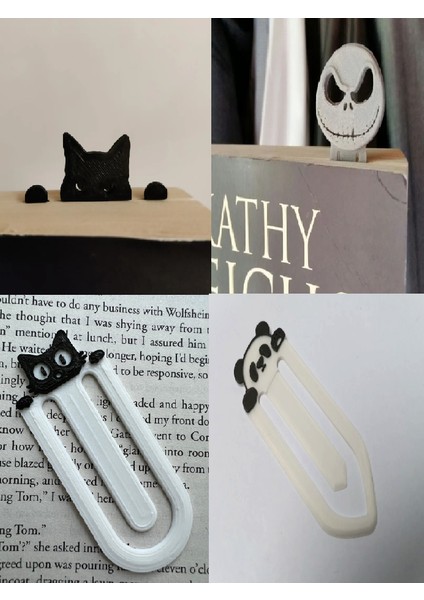 4 Adet Dekoratif Kitap Ayracı