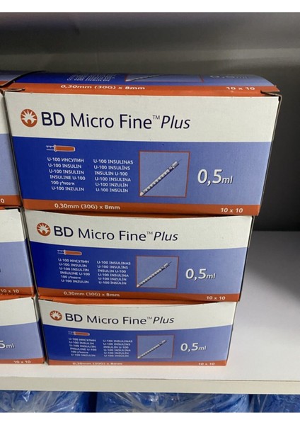Bd Micro Fine Plus 0,5 ml Insülin Enjektörü