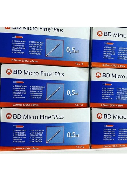 Bd Micro Fine Plus 0,5 ml Insülin Enjektörü modelleri