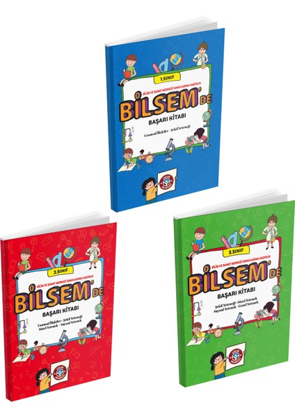 BİLSEM’de Başarı Kitabı 1 – 2 – 3. Sınıf Set
