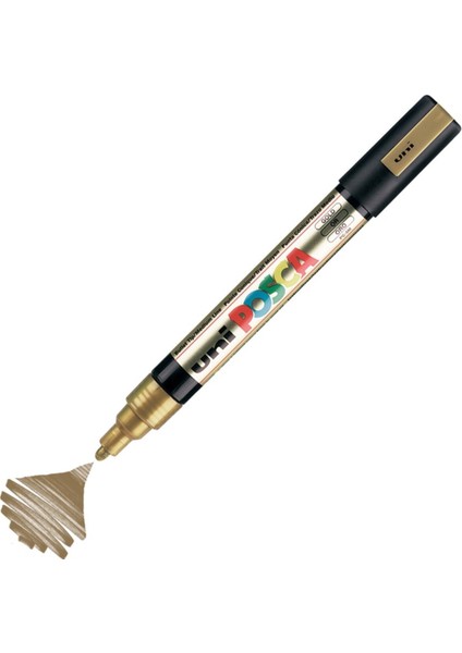 Posca Marker Pc-5m Medium 1.8-2.5 mm Gold