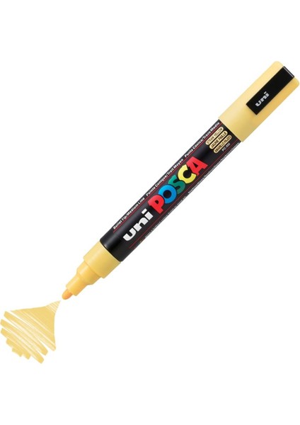 Posca Marker Pc-5m Medium 1.8-2.5 mm Straw Yellow