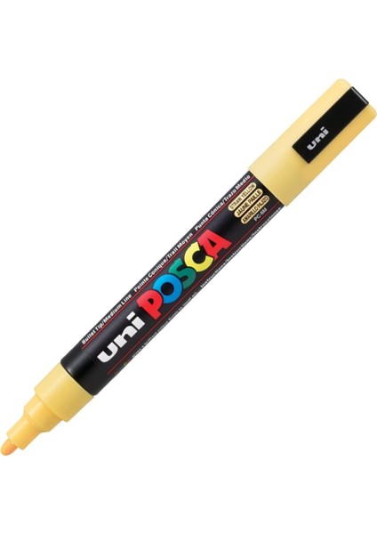 Posca Marker Pc-5m Medium 1.8-2.5 mm Straw Yellow