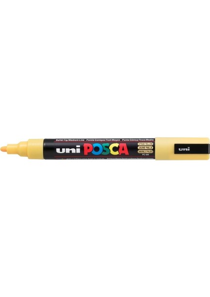 Posca Marker Pc-5m Medium 1.8-2.5 mm Straw Yellow
