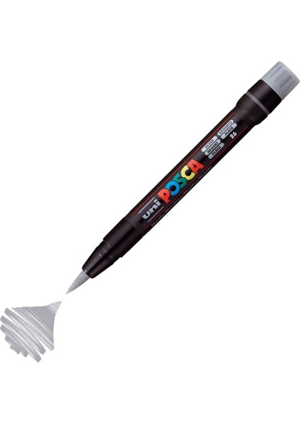 Posca Marker PCF-350 Brush 0.1-10 mm Silver