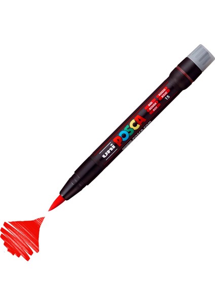 Posca Marker PCF-350 Brush 0.1-10 mm Red