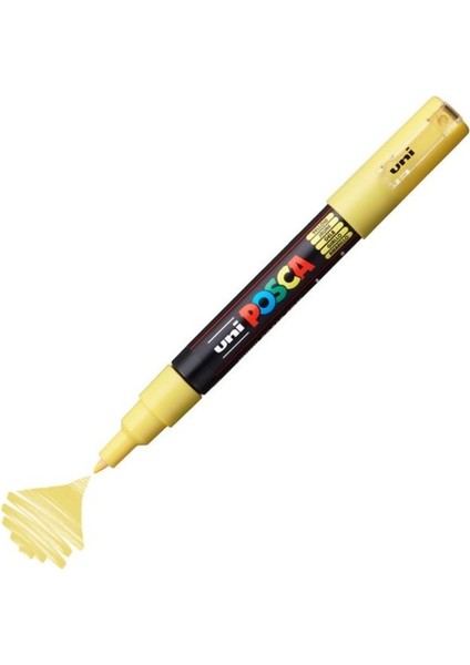 Posca Marker Pc-1m Extra Fine 0.7mm Yellow