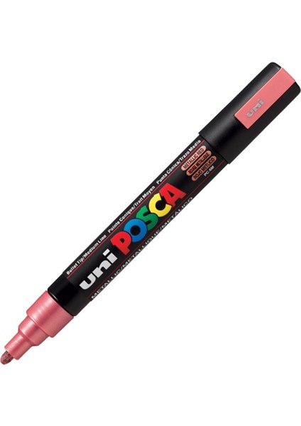 Posca Marker Pc-5m Medium 1.8-2.5 mm Metallic Red