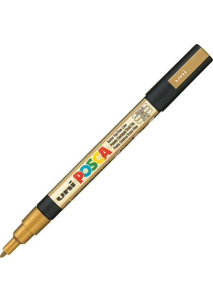 Posca Marker Pc-3m Fine 0.9-1.3 mm Gold
