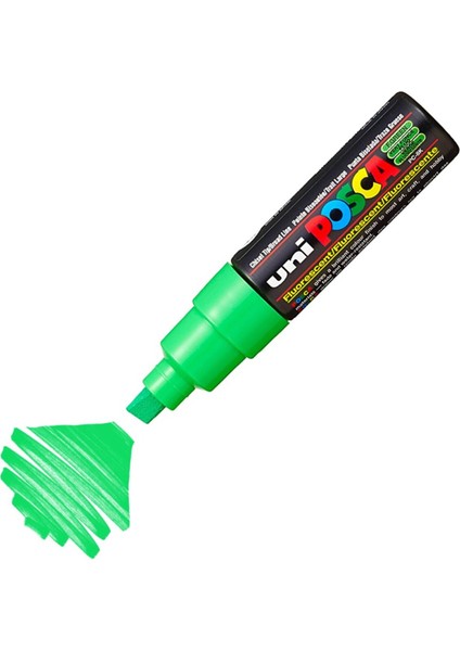 Posca Marker Pc-8k Bold 8.0 mm Fluorescent Green