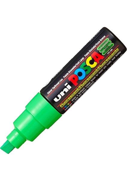 Posca Marker Pc-8k Bold 8.0 mm Fluorescent Green
