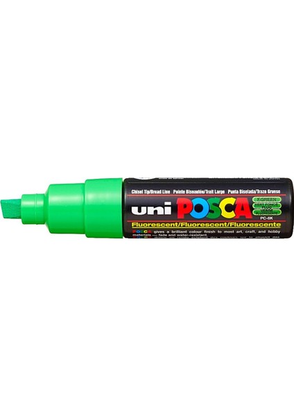 Posca Marker Pc-8k Bold 8.0 mm Fluorescent Green