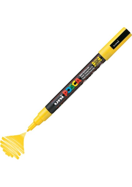 Posca Marker Pc-3m Fine 0.9-1.3 mm Yellow